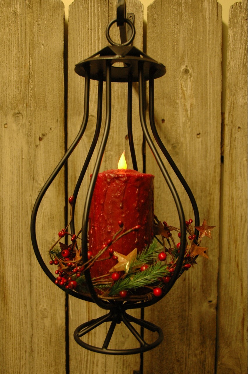3d black wrought iron lantern candle accessories