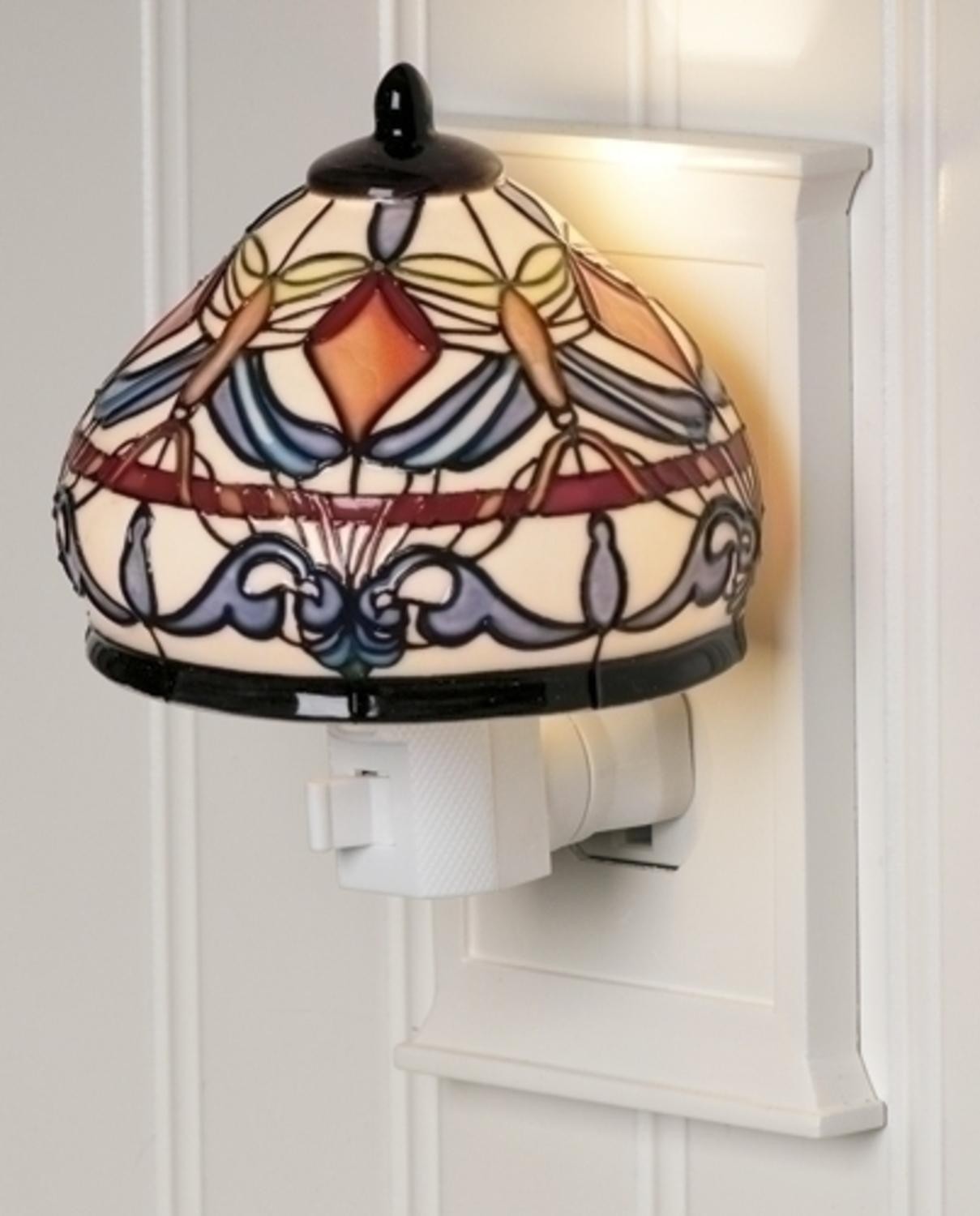 4 dragonfly antique style lamp shade ceramic night light
