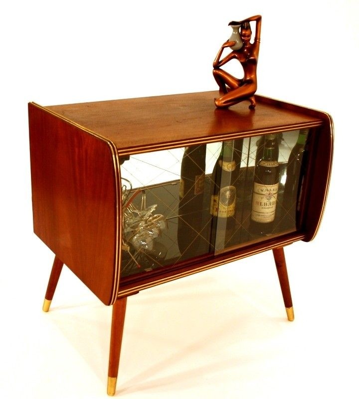 50s home bar and cocktail counter vintage home