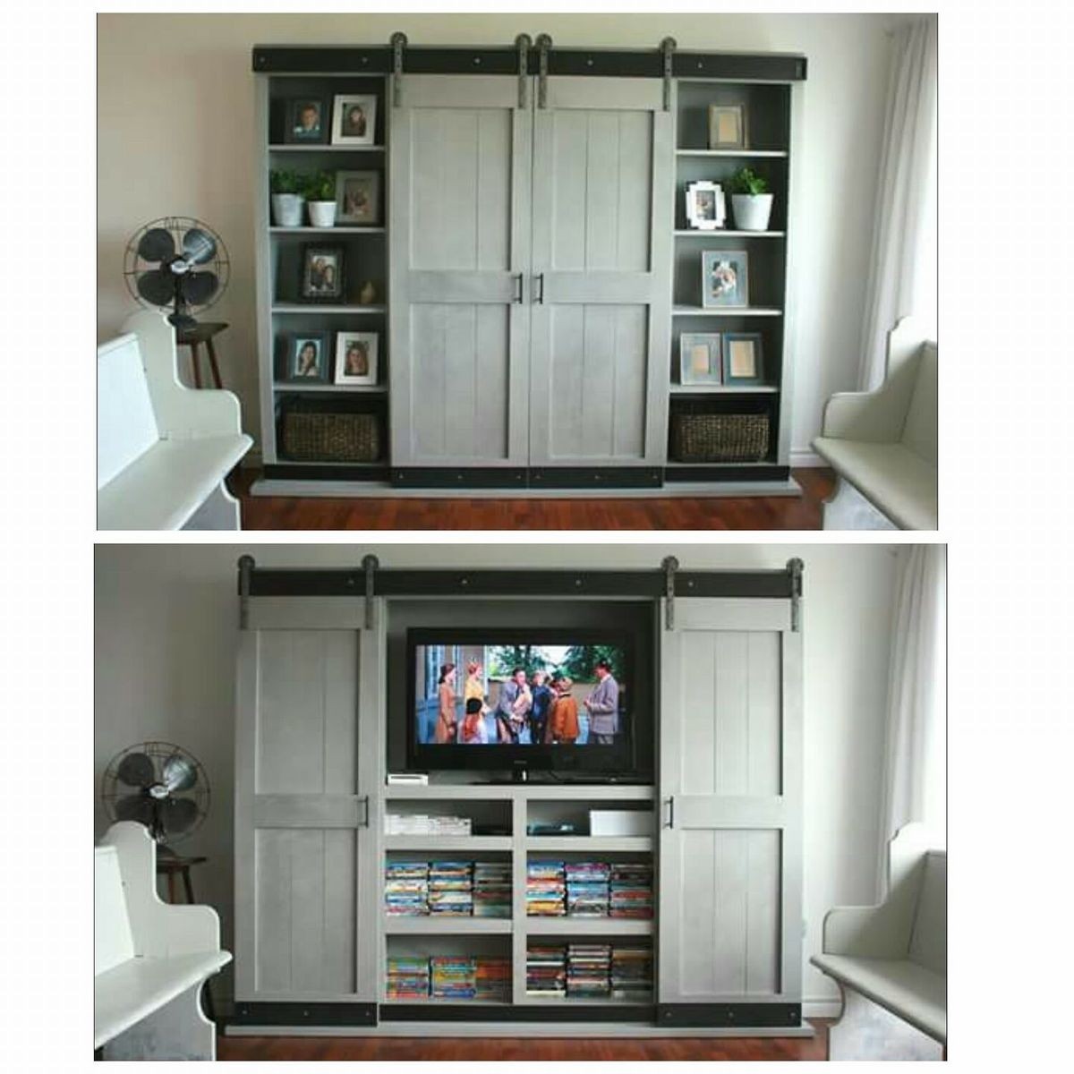 Ana white sliding door cabinet for tv diy projects