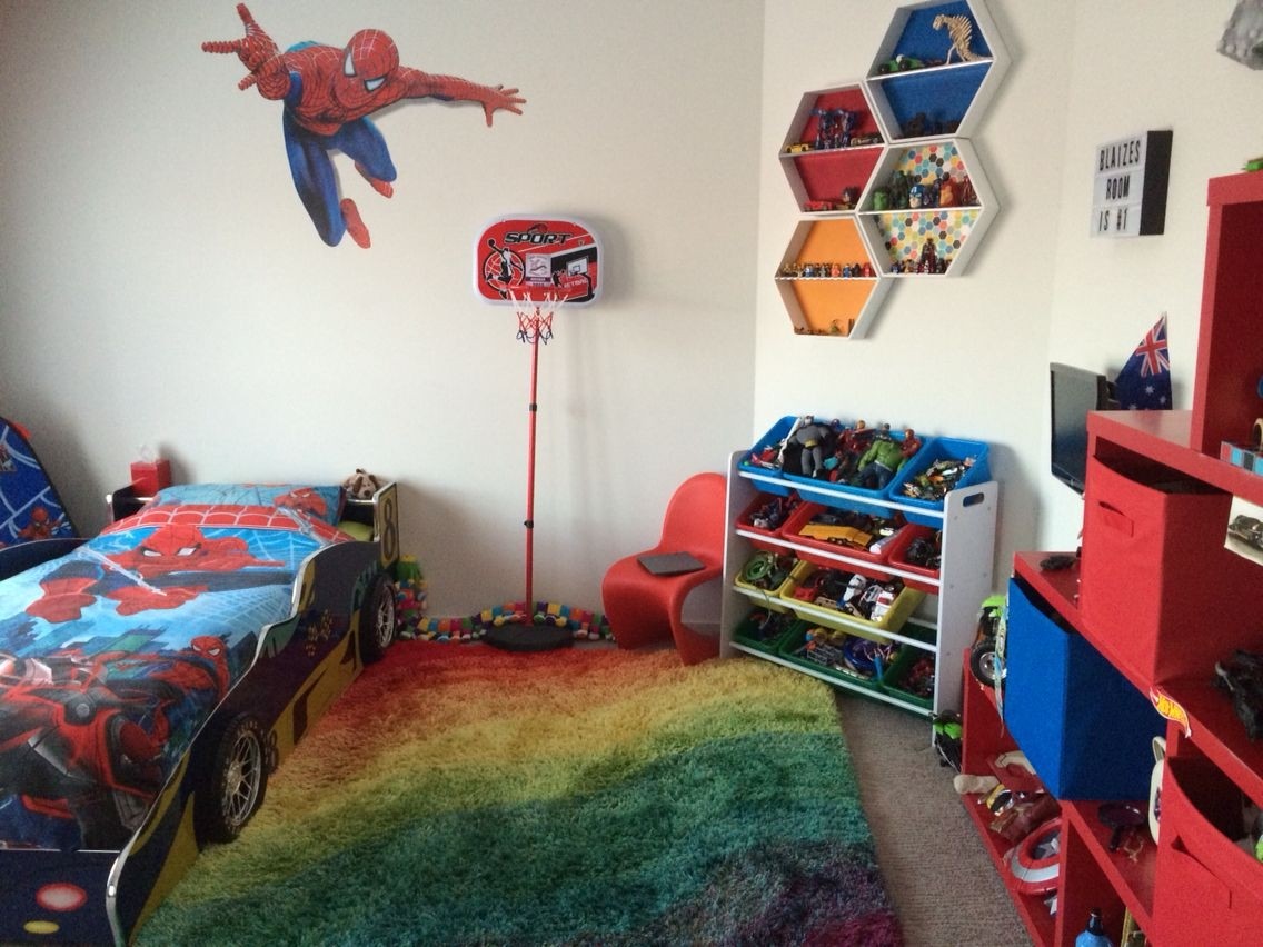 Another shot of my 5 year old boys room he