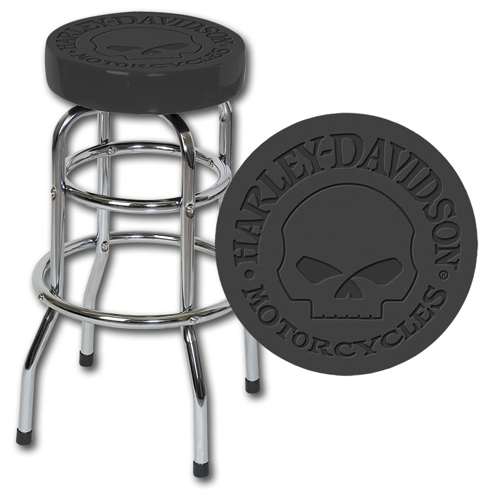 Awesome in addition to gorgeous harley bar stools