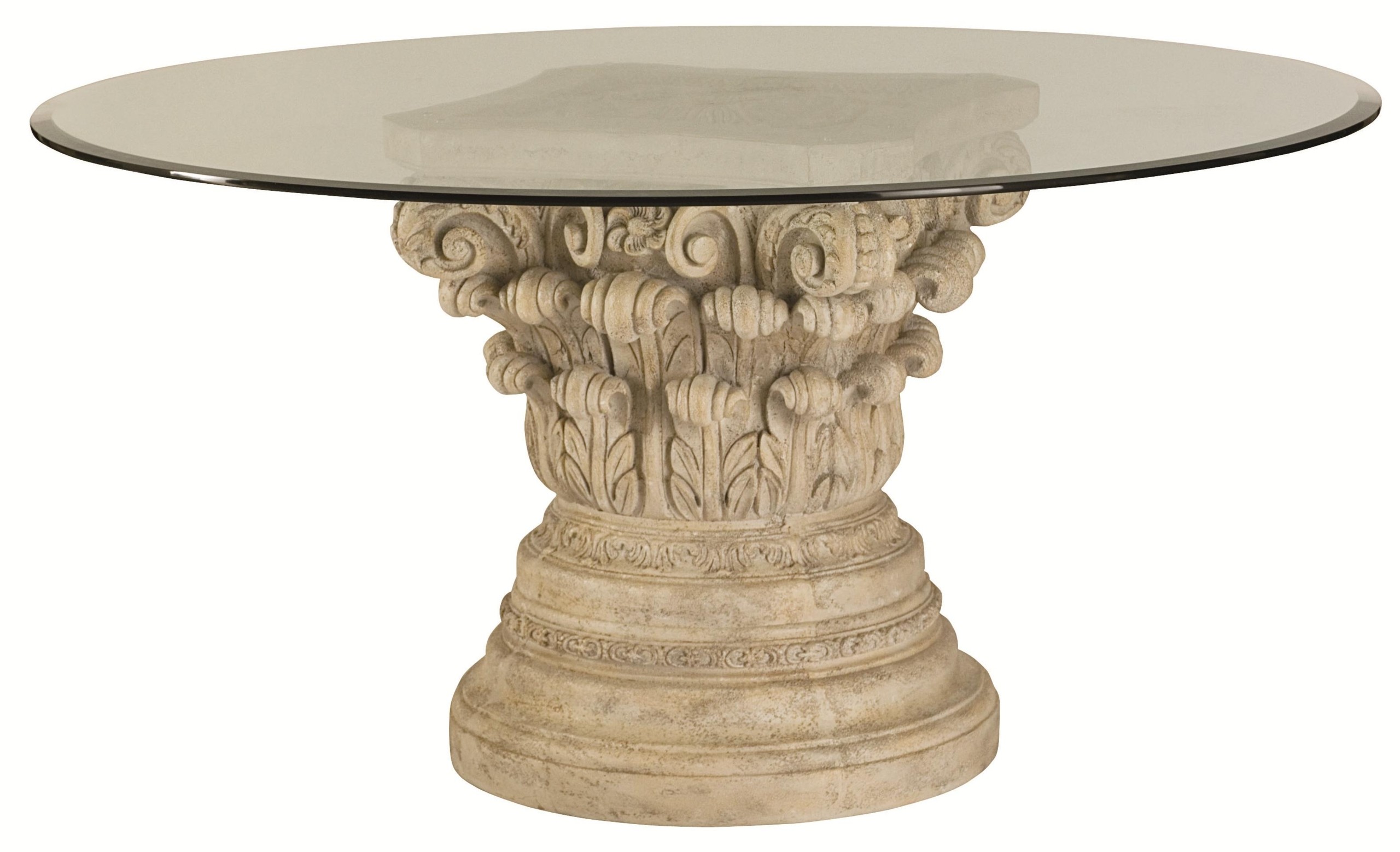 Beautiful pedestal table base for glass top homesfeed 12