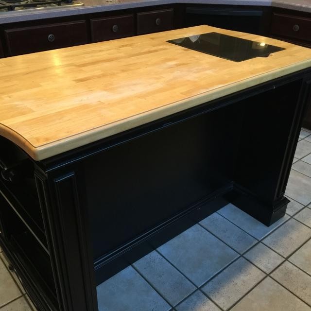 Best kitchen island with butcher block top and inlaid