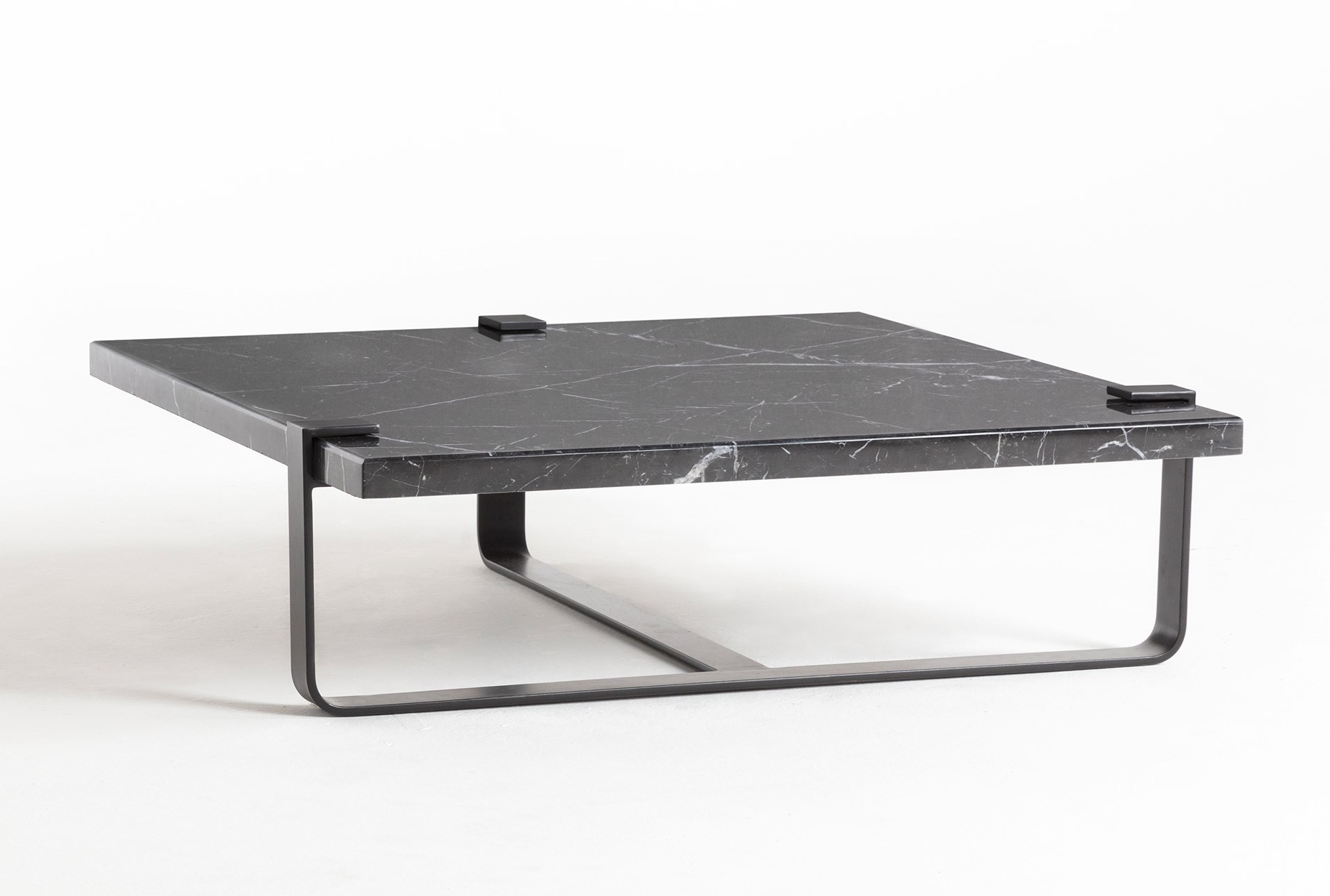 Black marble coffee table by nate berkus and jeremiah
