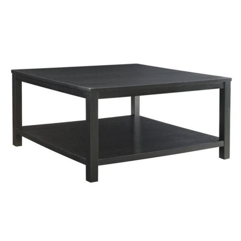 Bowery hill square coffee table in black