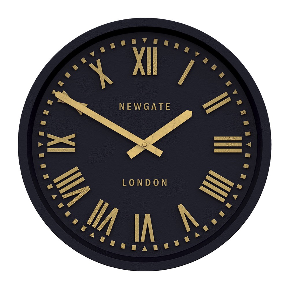 Buy newgate clocks power station wall clock matt petrol