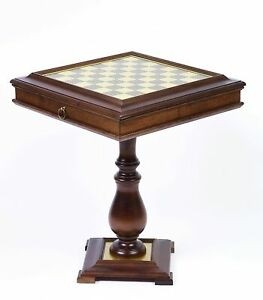 Chess checkers backgammon table from italy ebay