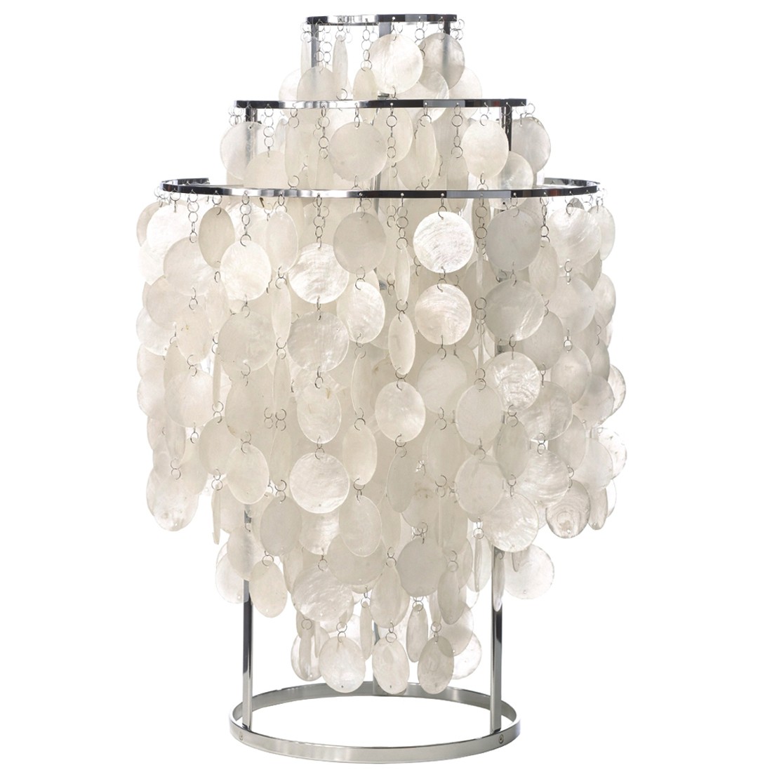 Classic panton capiz shells fun 1tm bedside or table lamp