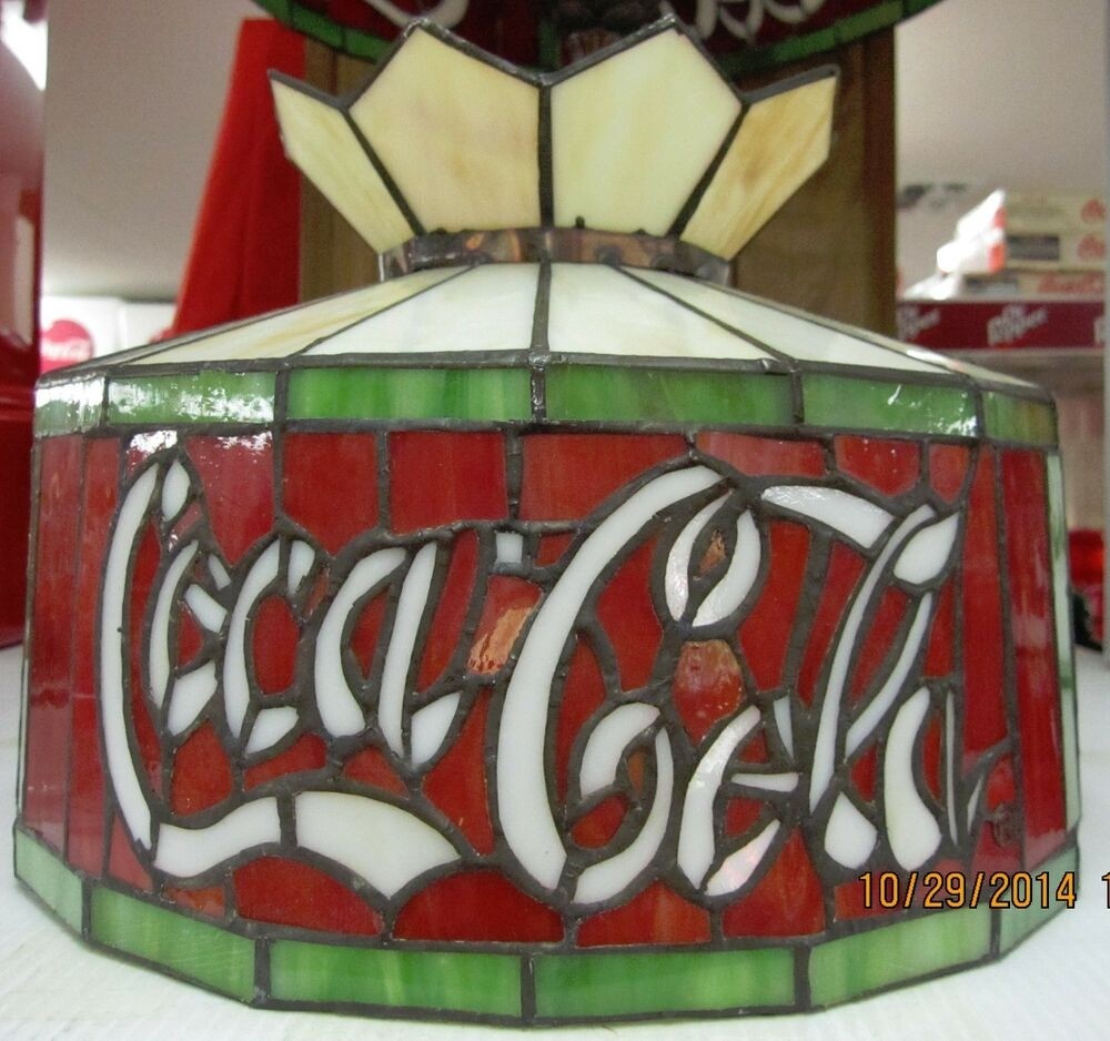 Coca cola hanging lamp shade 12 diameter brand new