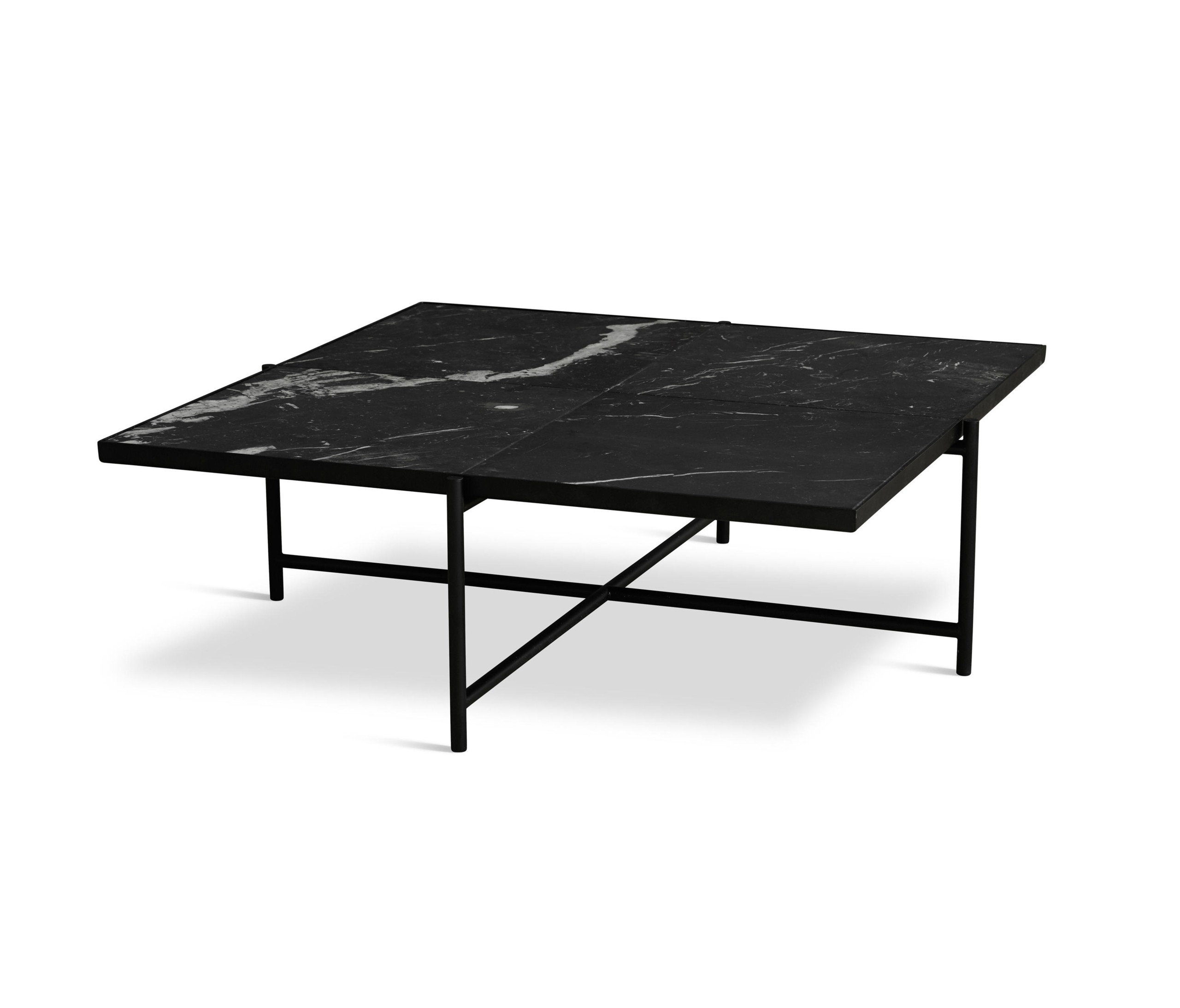 Coffee table 90 black black marble architonic