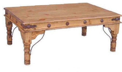 Coffee table with conchos southwestern coffee tables 1