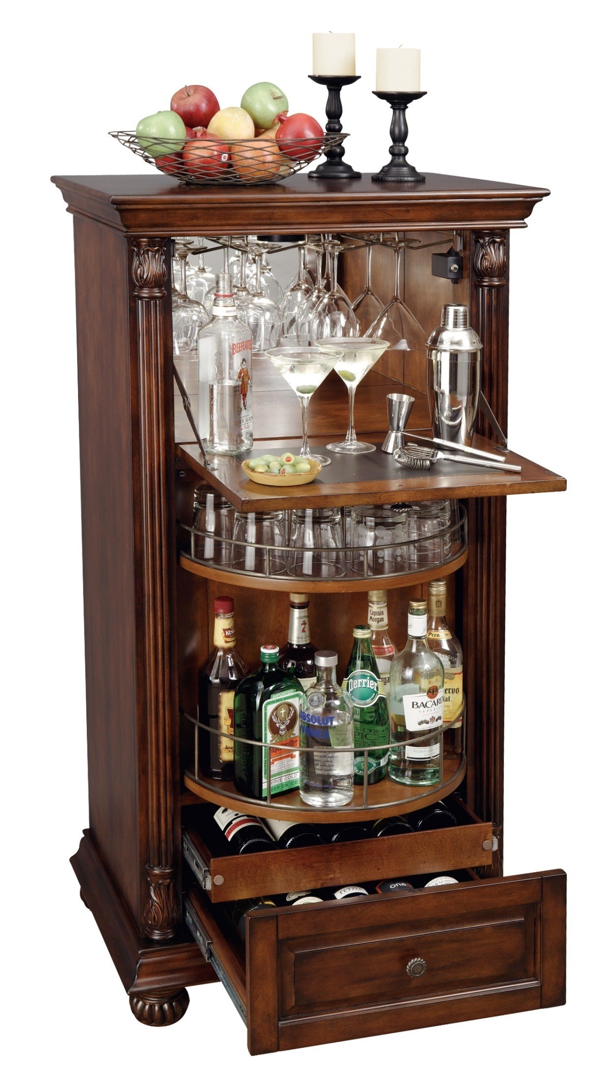 Cognac wine bar cabinet from howard miller 695078