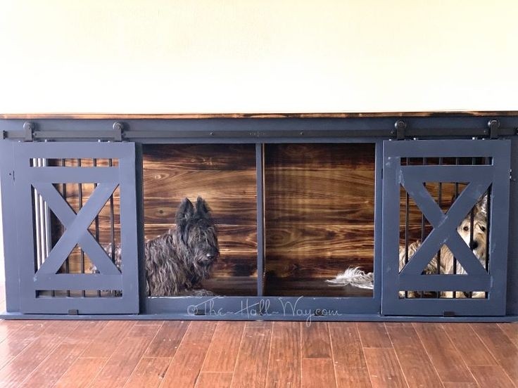 Custom double dog kennel in 2020 with images