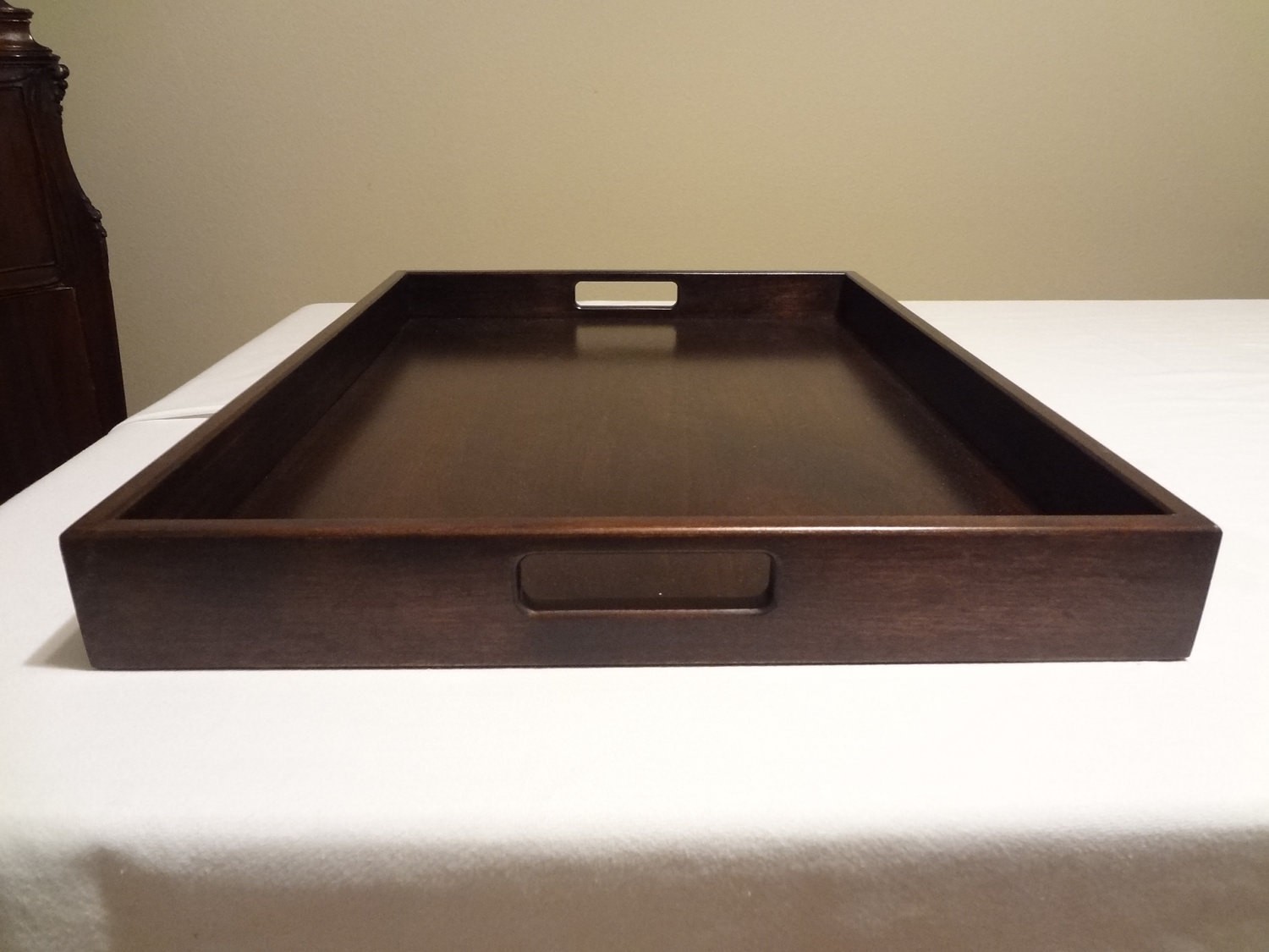 Custom made ottoman or serving tray 18 x 24
