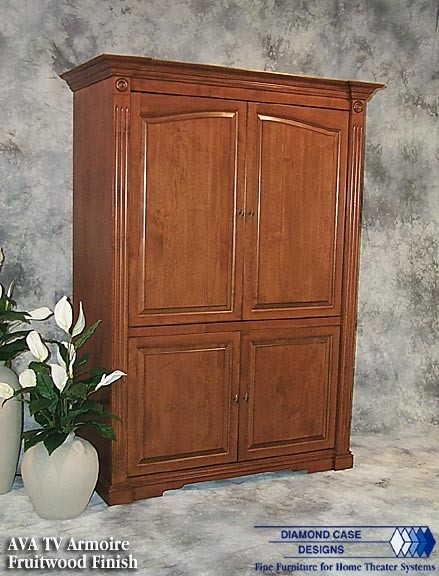Discounted tv armoire with pocket doors for tvs up to