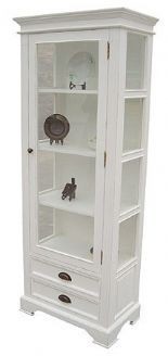 Distressed white curio cabinet fabulous finds for the