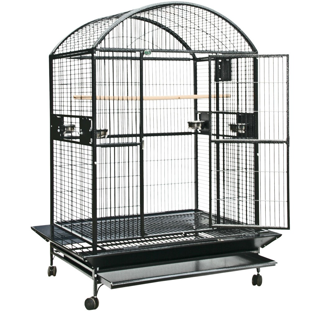 Dome top bird cage white 48 x36 x76 on sale