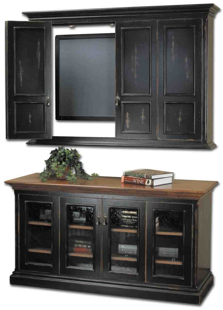 Entertainment cabinet with doors home furniture design