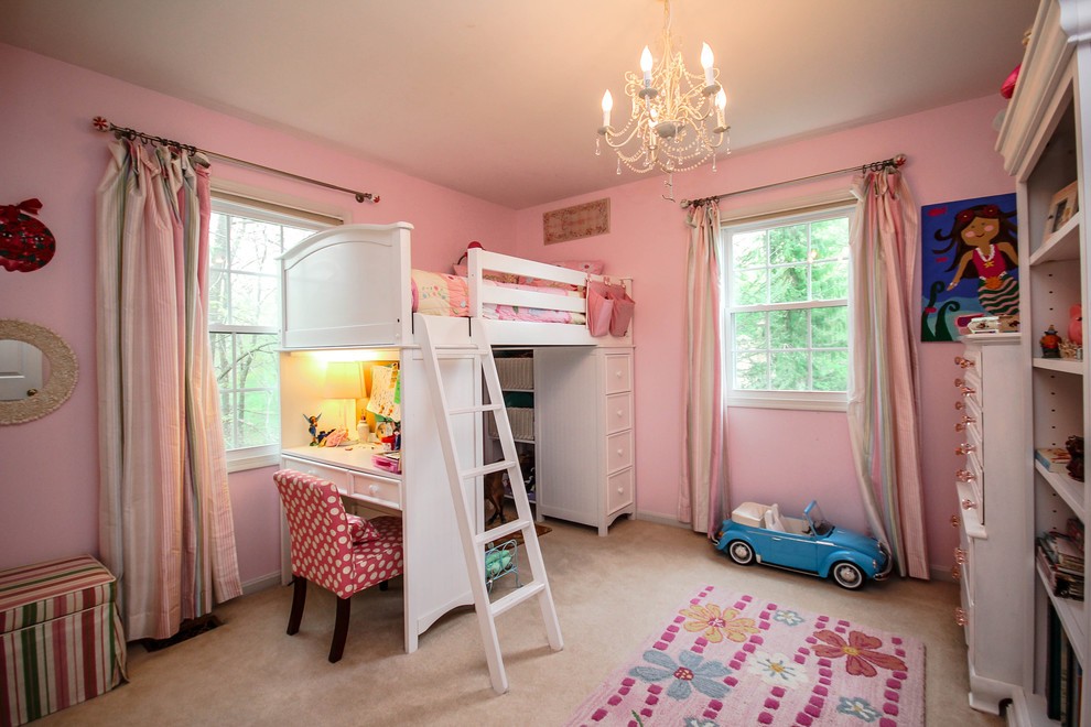 Girls loft bed with desk design ideas and benefits 8