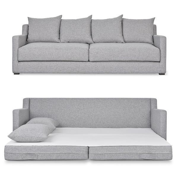 Gray queen size sofa bed