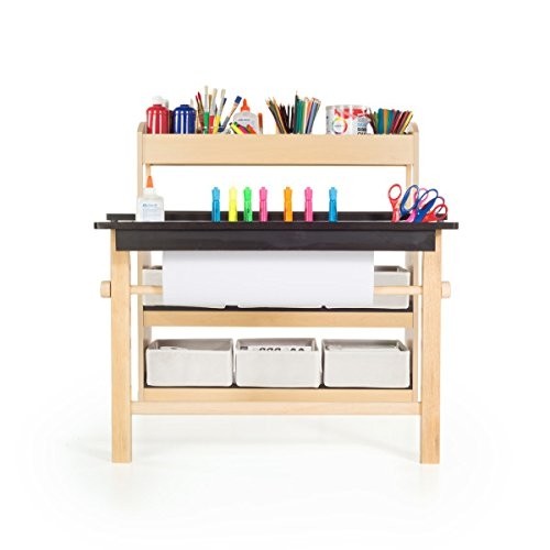Guidecraft deluxe art center drawing and painting table