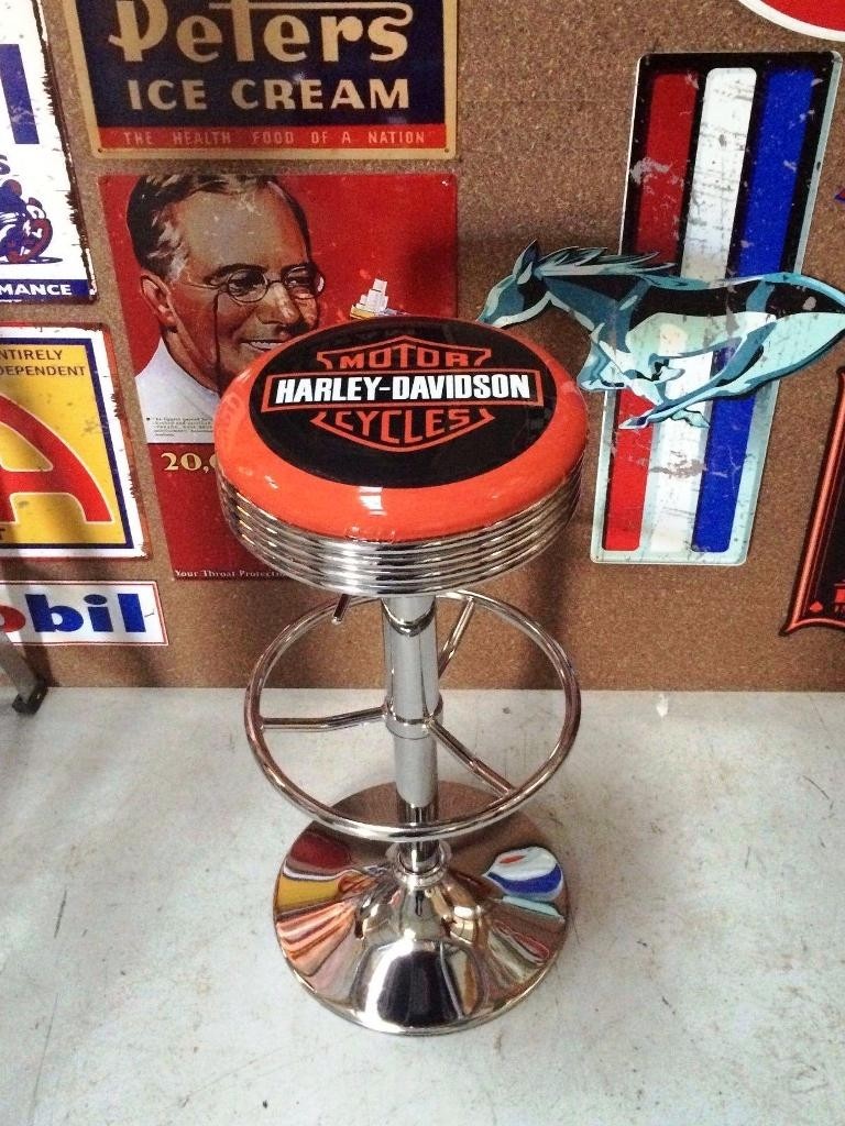 Harley davidson bar online stools ebay