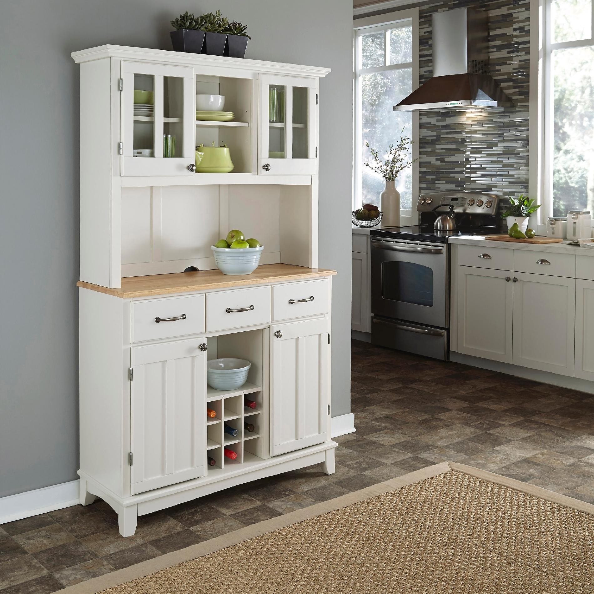 Home styles dining room buffet hutch white