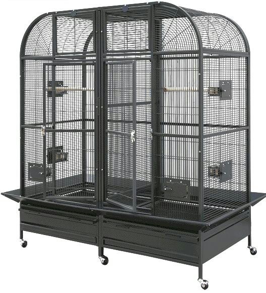 Huge cage with 5 8 or 3 4 spacing parrot
