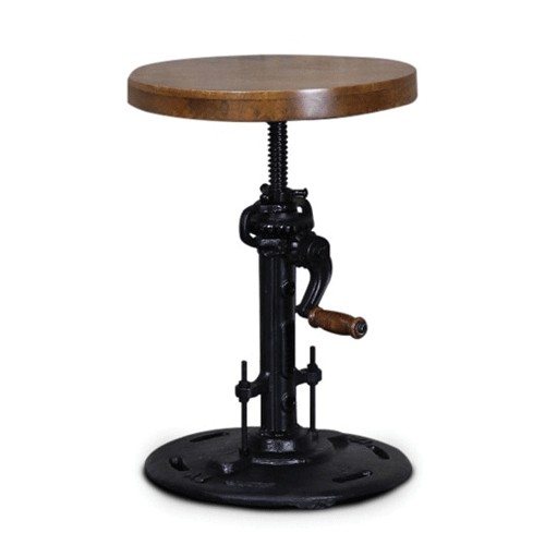 Industry adjustable height side table greenslades furniture