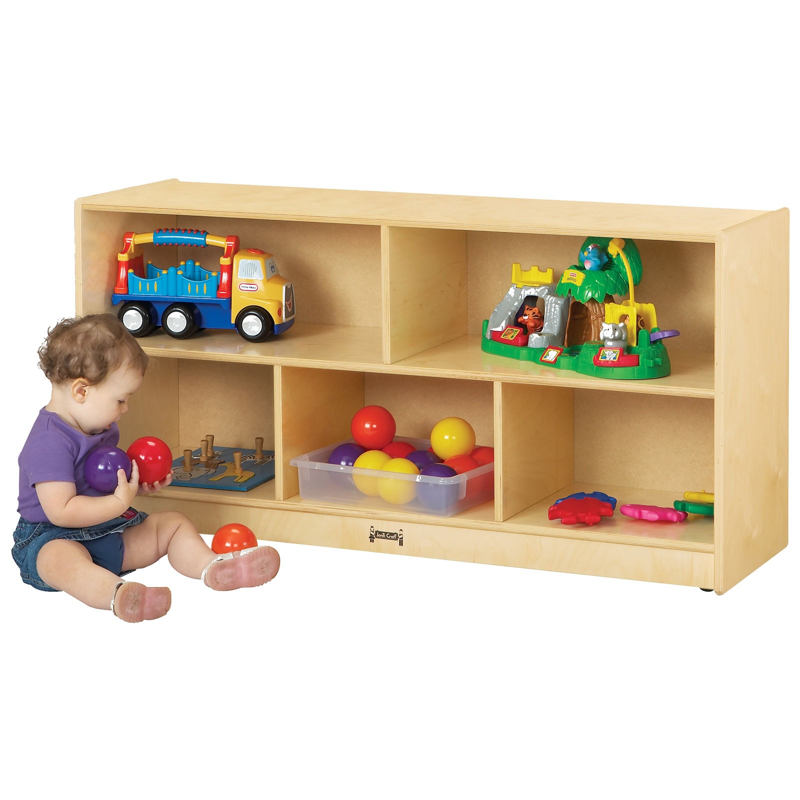 Jonti craft toddler single storage bookcase kids