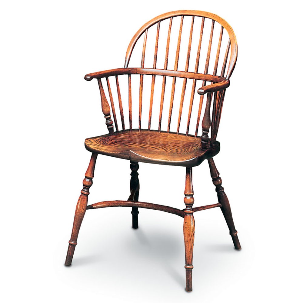 Low back georgian double bow windsor chair quality