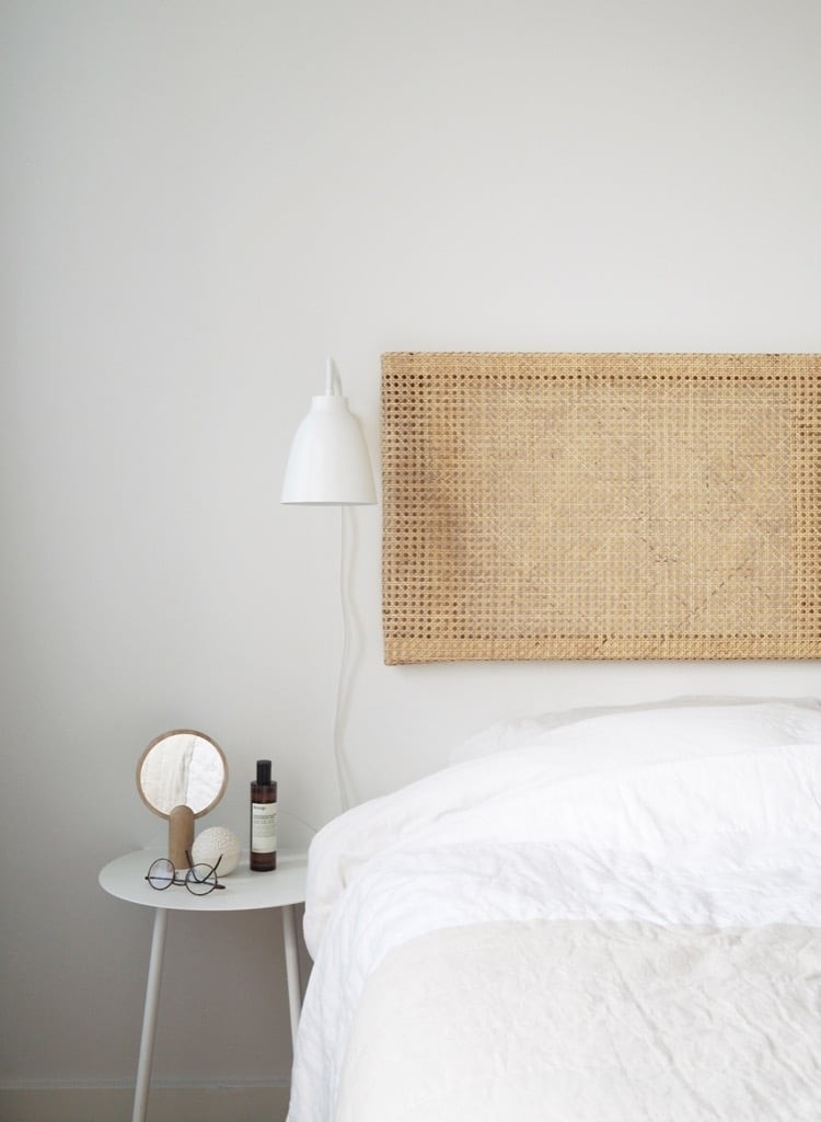 Make a chic cane headboard in a matter of hours