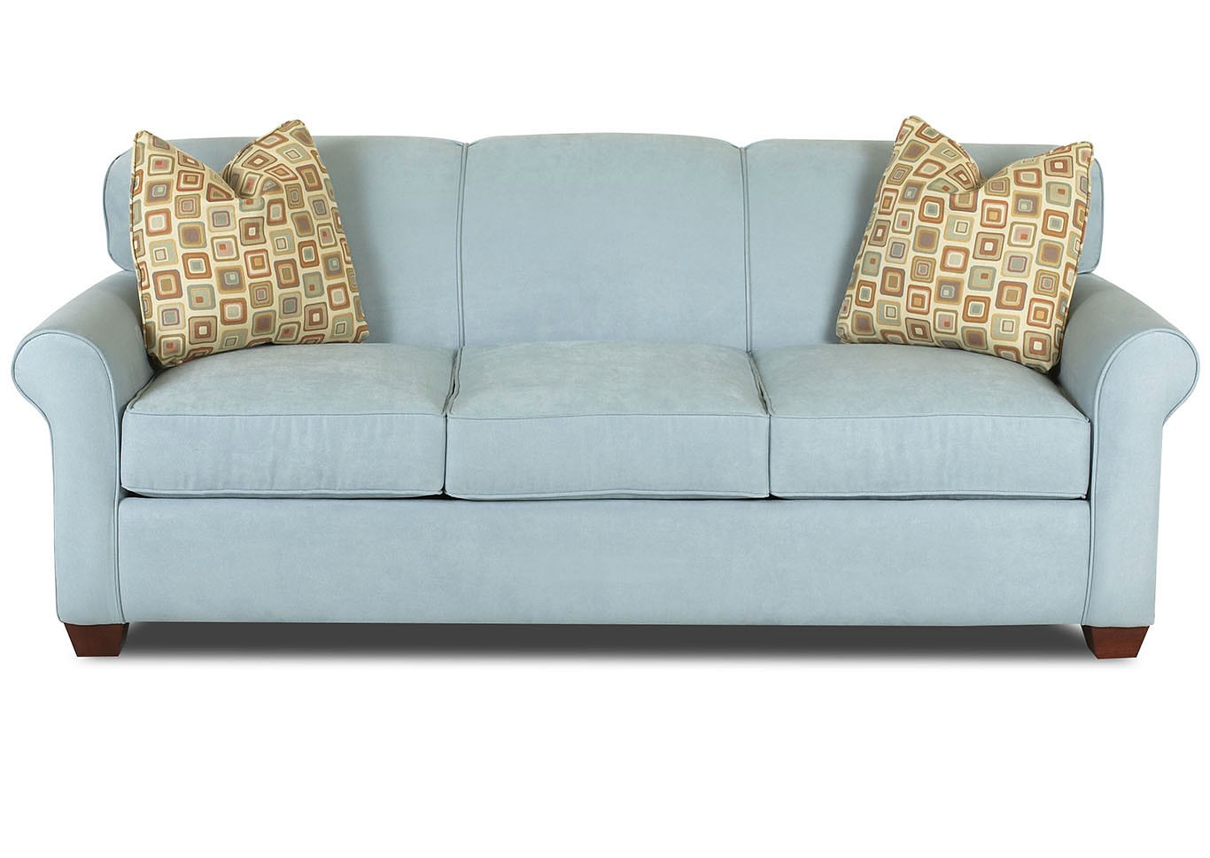 Mayhew sky blue stationary fabric sofa weiss furniture