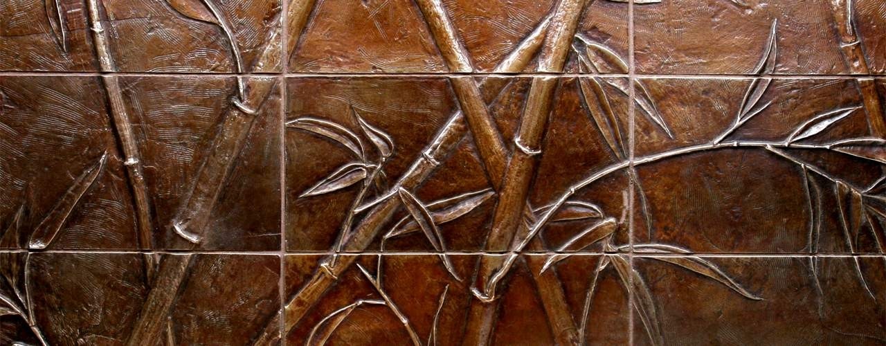 Metaphor bronze bronze accent tiles and liners