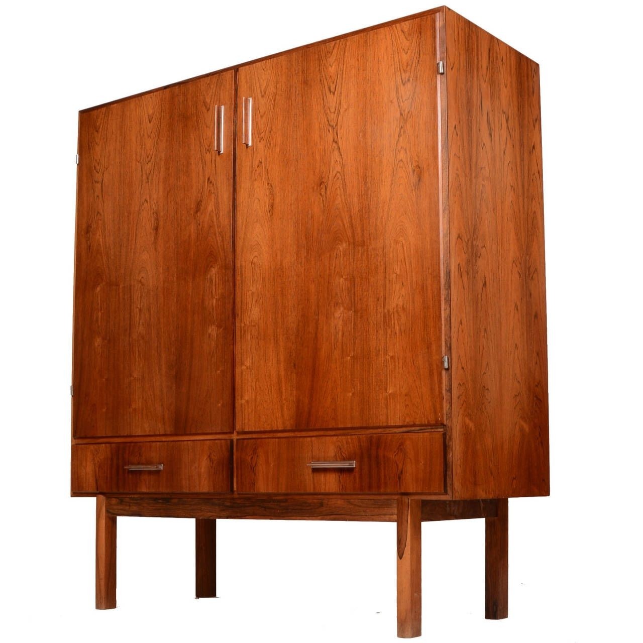 Mid century modern danish rosewood bar cabinet bar