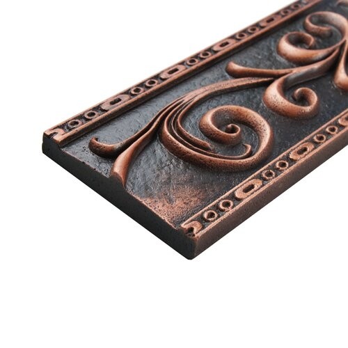 Milton 12 x 3 resin liner accent tile in scroll