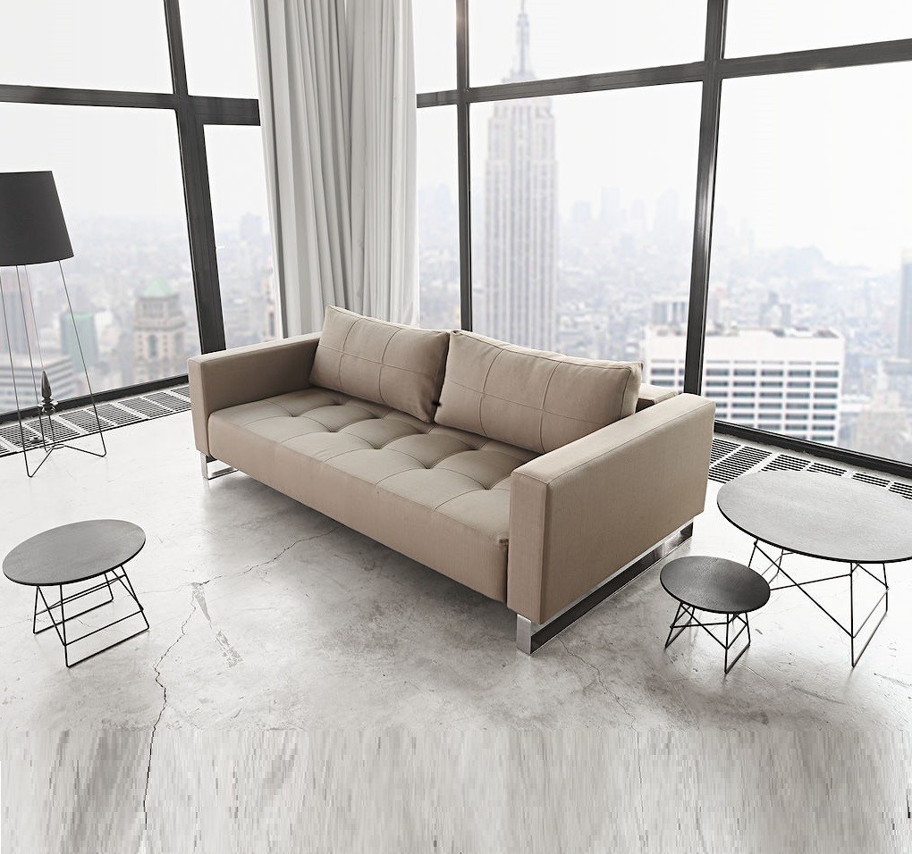 Modern cassius deluxe excess lounger sleeper sofa bed