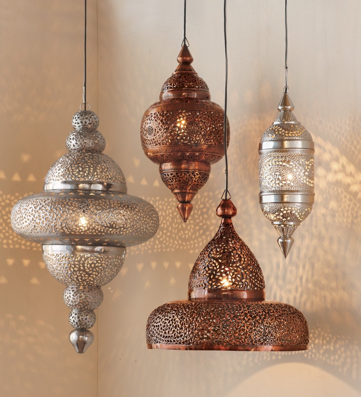 Moroccan hanging lamp collection bohemian style home