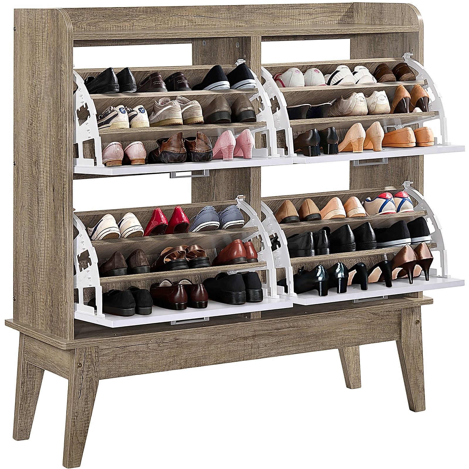 Nobu double shoe cabinet large by e living zanui