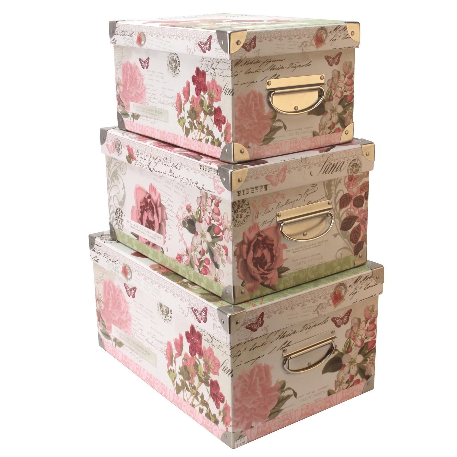 Pretty storage boxes yueyue small 4 pack fabric stroage 1