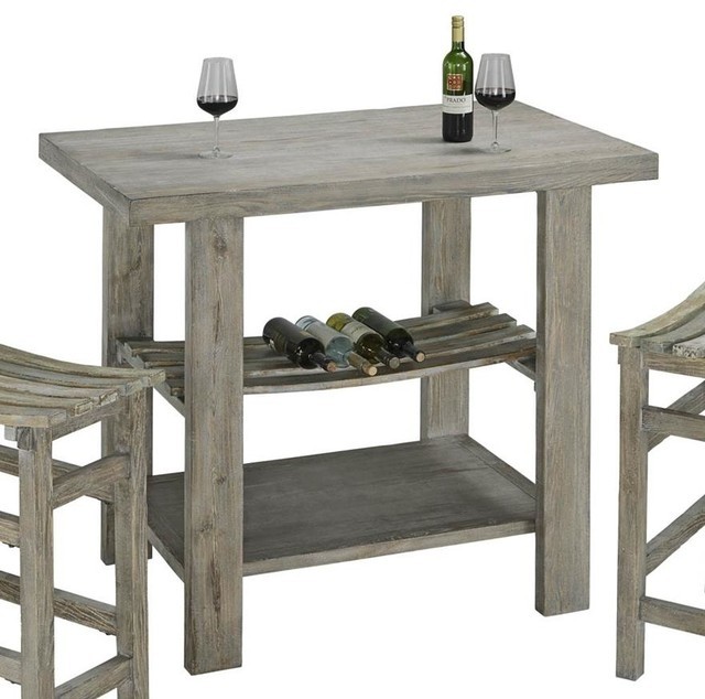 Progressive furniture cabernet bar table gray multi