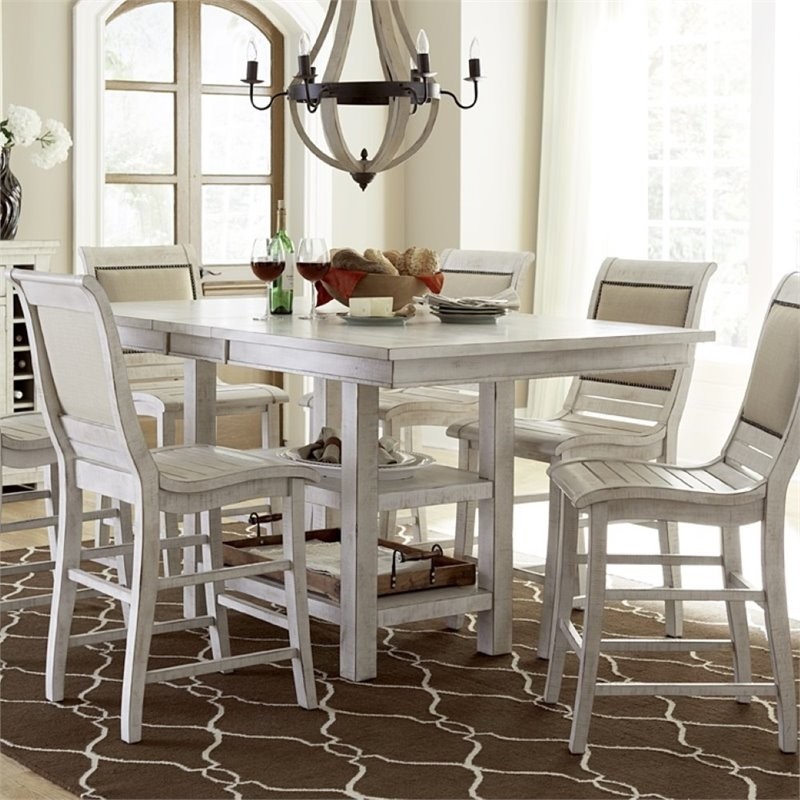 Progressive willow counter height dining table in