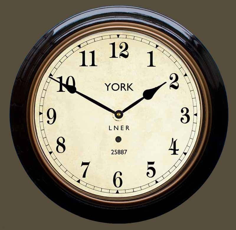 Railway station clocks york