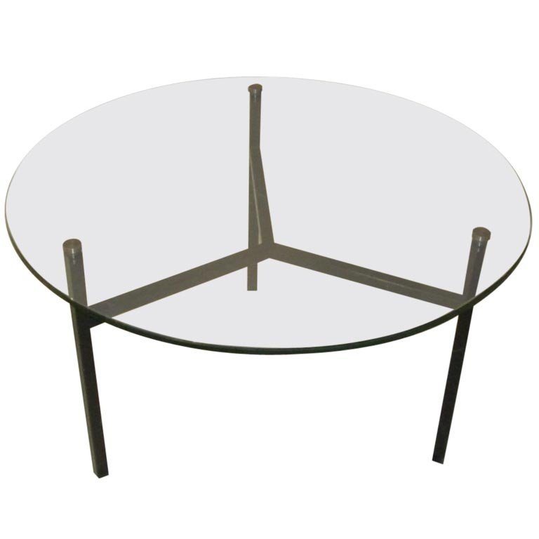 Round glass coffee table metal base coffee table design