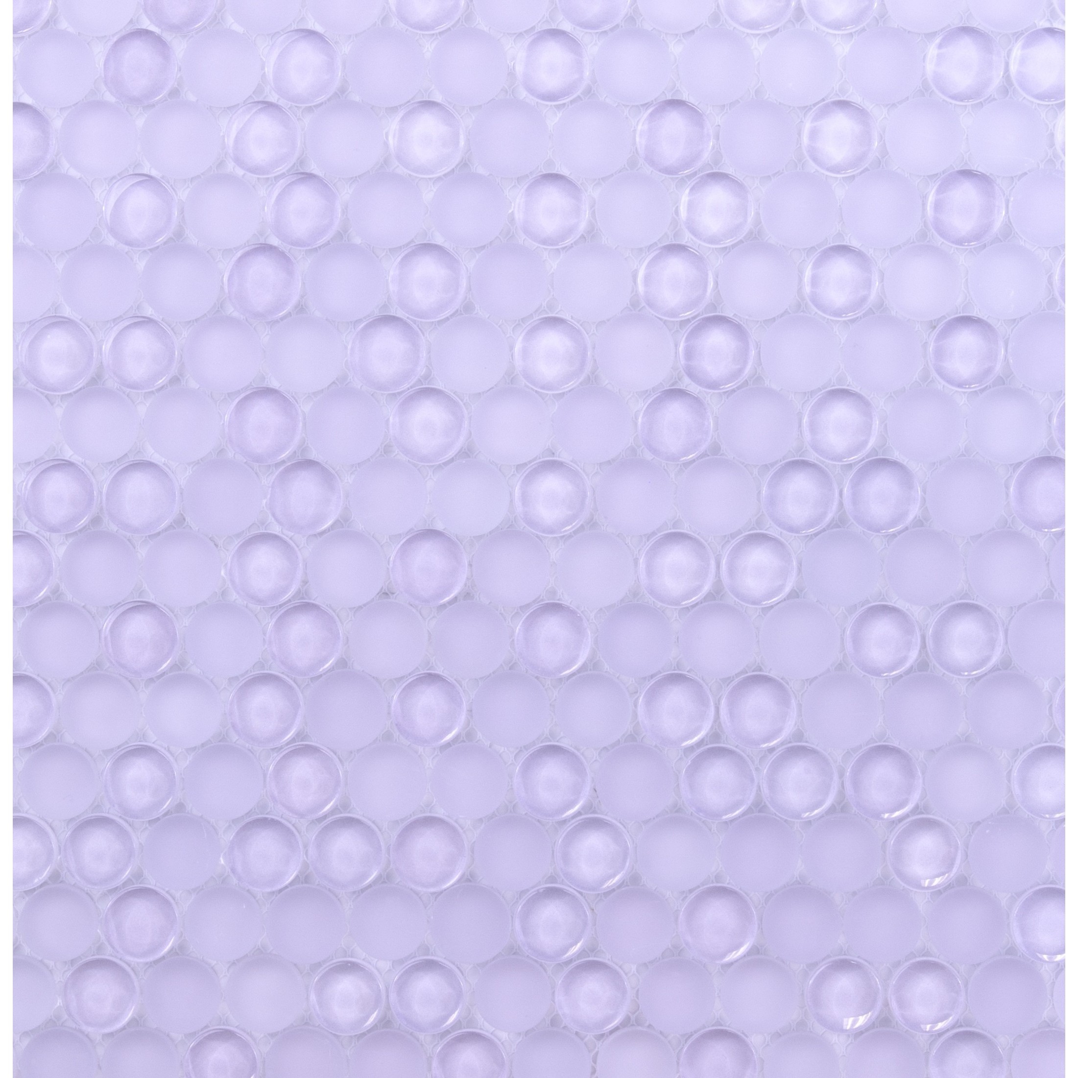 Shop for loft wisteria penny round glass tiles at 2