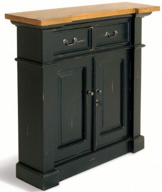 Small sideboard antique black