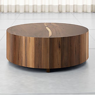 Solid wood coffee tables crate and barrel