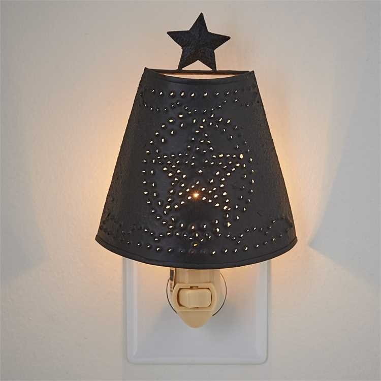Star shade night light by park designs lake erie gifts