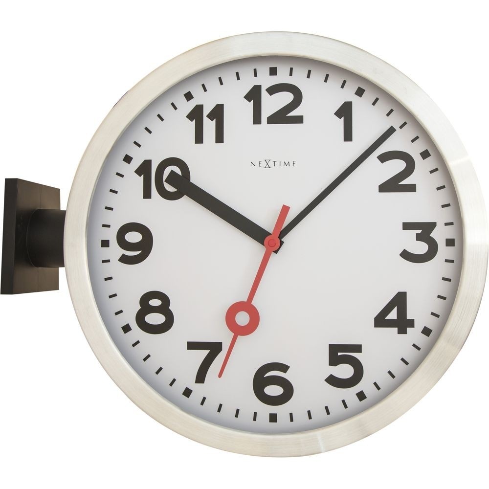 Station double wall clock 38cm